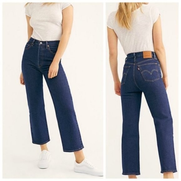 Levi's Denim - Levi’s dark wash ribcage jeans